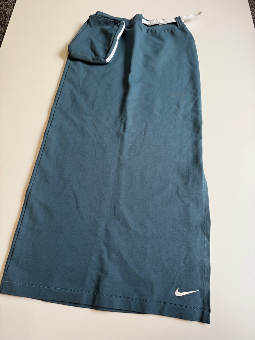 Nike Women’s Sportwear Tech Pack Ash Green Athletic Maxi Small Skirt